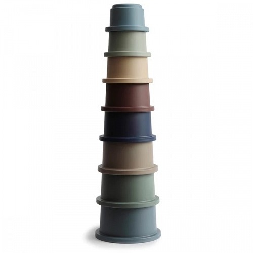 Mushie Stacking Cups Toy Forest