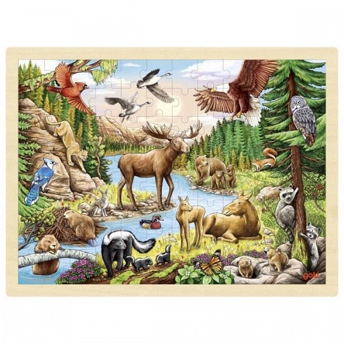 Wooden Puzzle Wildlife