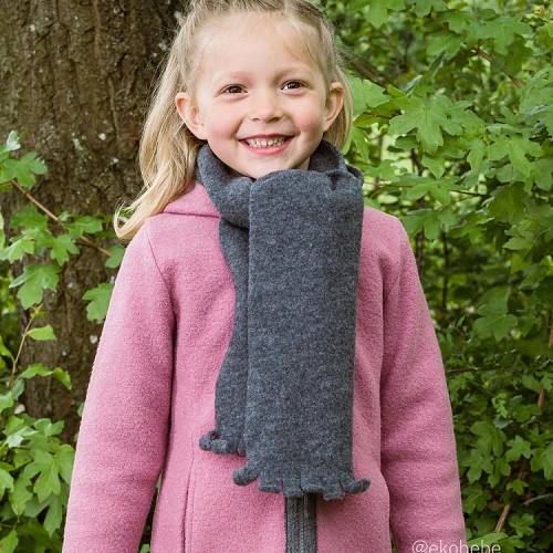 Wool Fleece Children Scarf - 120cm