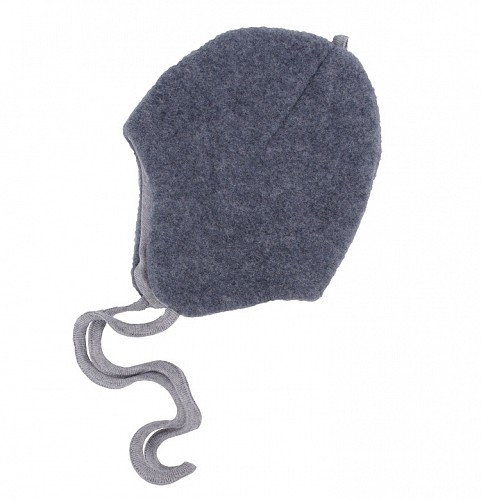 Wool Fleece Winter Baby Hat - Grey