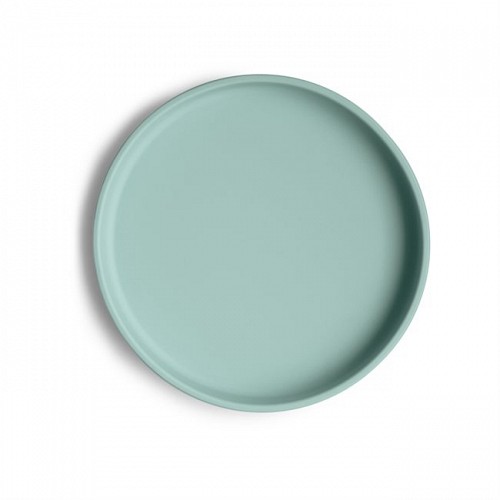Mushie Klasika Silikona Šķīvis - Cambridge Blue