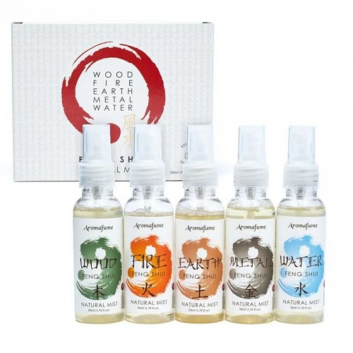 Natural Air Freshener Spray Set of 5 Aromafume - Feng Shui