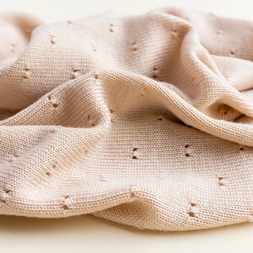 HVID Merino Woollen Baby Blanket - Bibi Oat