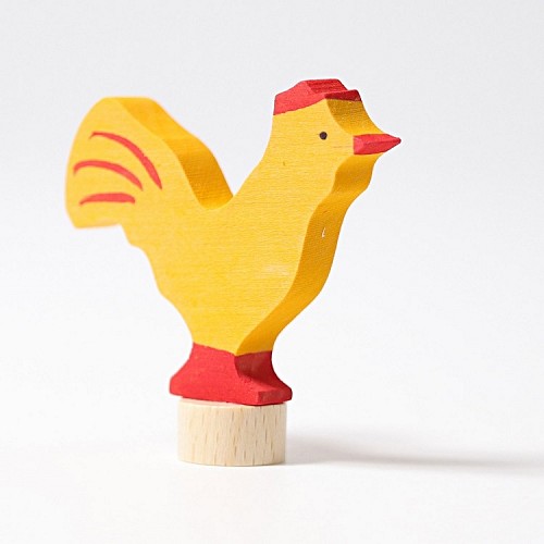 Decorative Figure Yellow Rooster