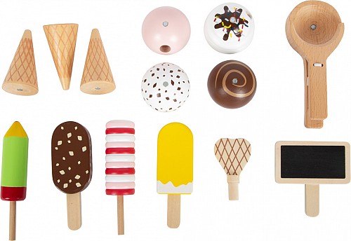 Wooden Ice Cream Holder with Magnetic Function