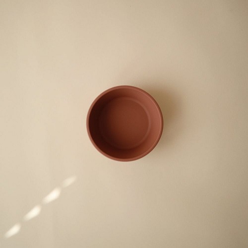 Mushie Silicone Bowl - Woodchuck