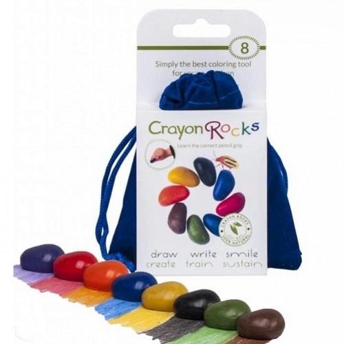 Crayon Rocks in a Bag - 8 pcs.