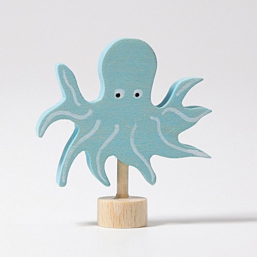 Grimms Dekoratīvā Koka Figūra - Astoņkājis