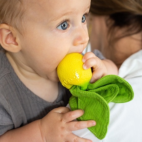 Oli & Carol Graužamā Rotaļlieta Mini Citrons